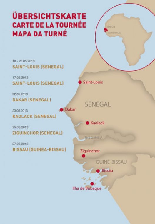 Mike Herting / GlobalMusicOrchestra auf Afrika-Tournee mit dem BuJazzO