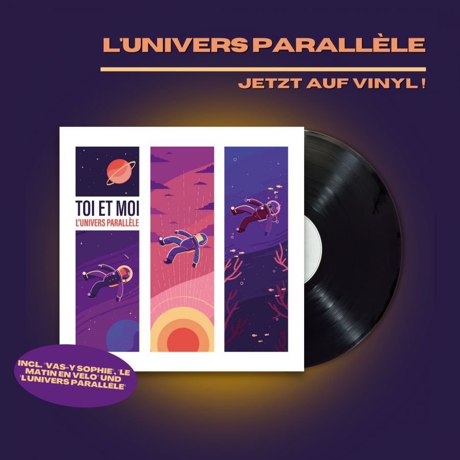Das Album "l'univers parallèle" von toi et moi jetzt auf Vinyl!