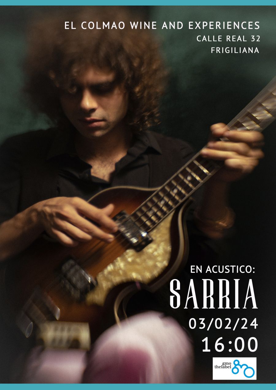 GMO - The Label präsentiert am 3.2.2024 ein kleines Konzert mit dem spanischen Künstler Sarria