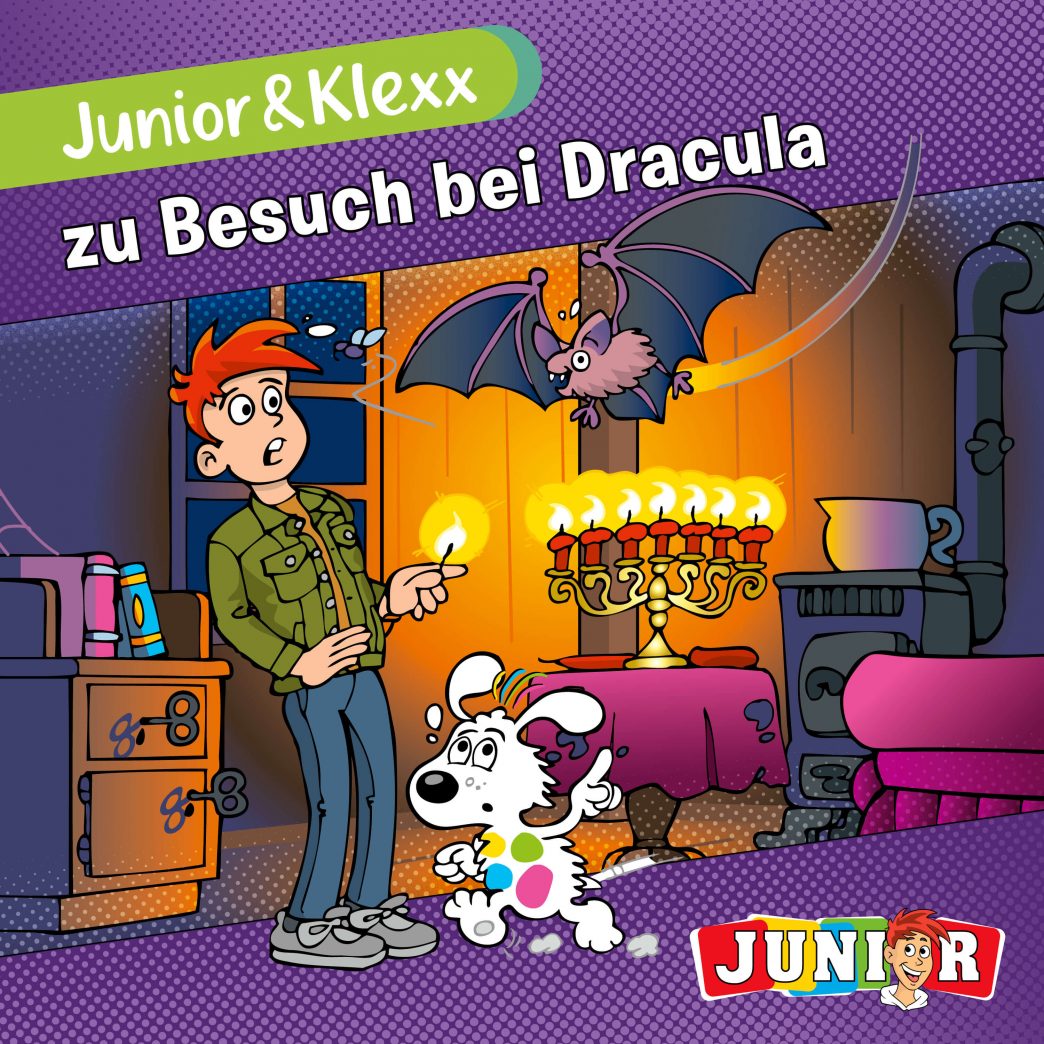 Junior & Klexx – "Zu Besuch bei Dracula"-Cover
