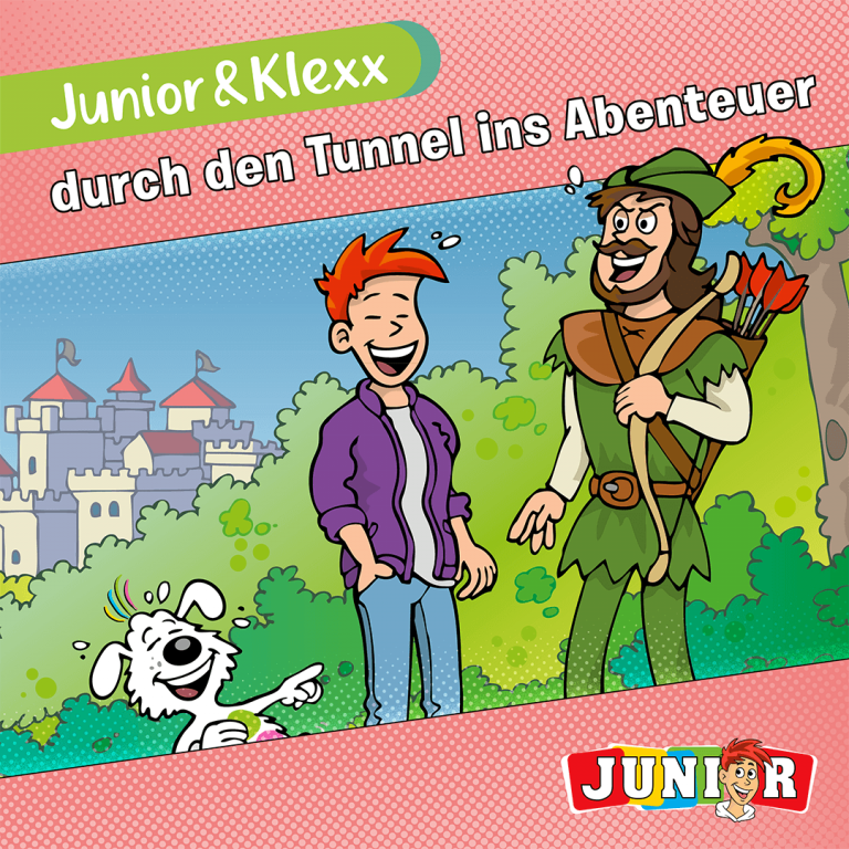 Junior & Klexx – "Durch den Tunnel ins Abenteuer"-Cover