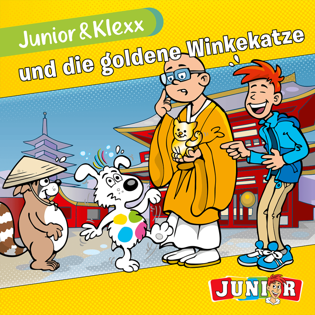 Junior & Klexx – "Und die goldene Winkekatze"-Cover