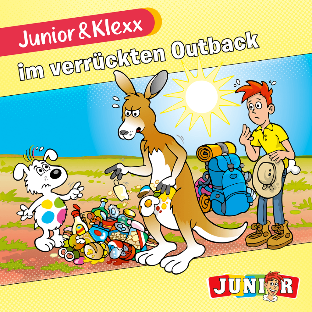 Junior & Klexx – "Im verrückten Outback"-Cover